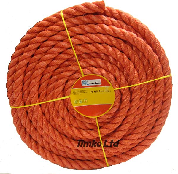 6mm Red Polypropylene Rope x 75m Coil