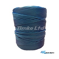 2mm Blue Braided Nylon Cord - 280m Reel