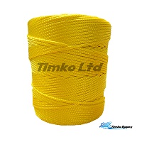 2mm Yellow Braided Nylon Cord - 280m Reel