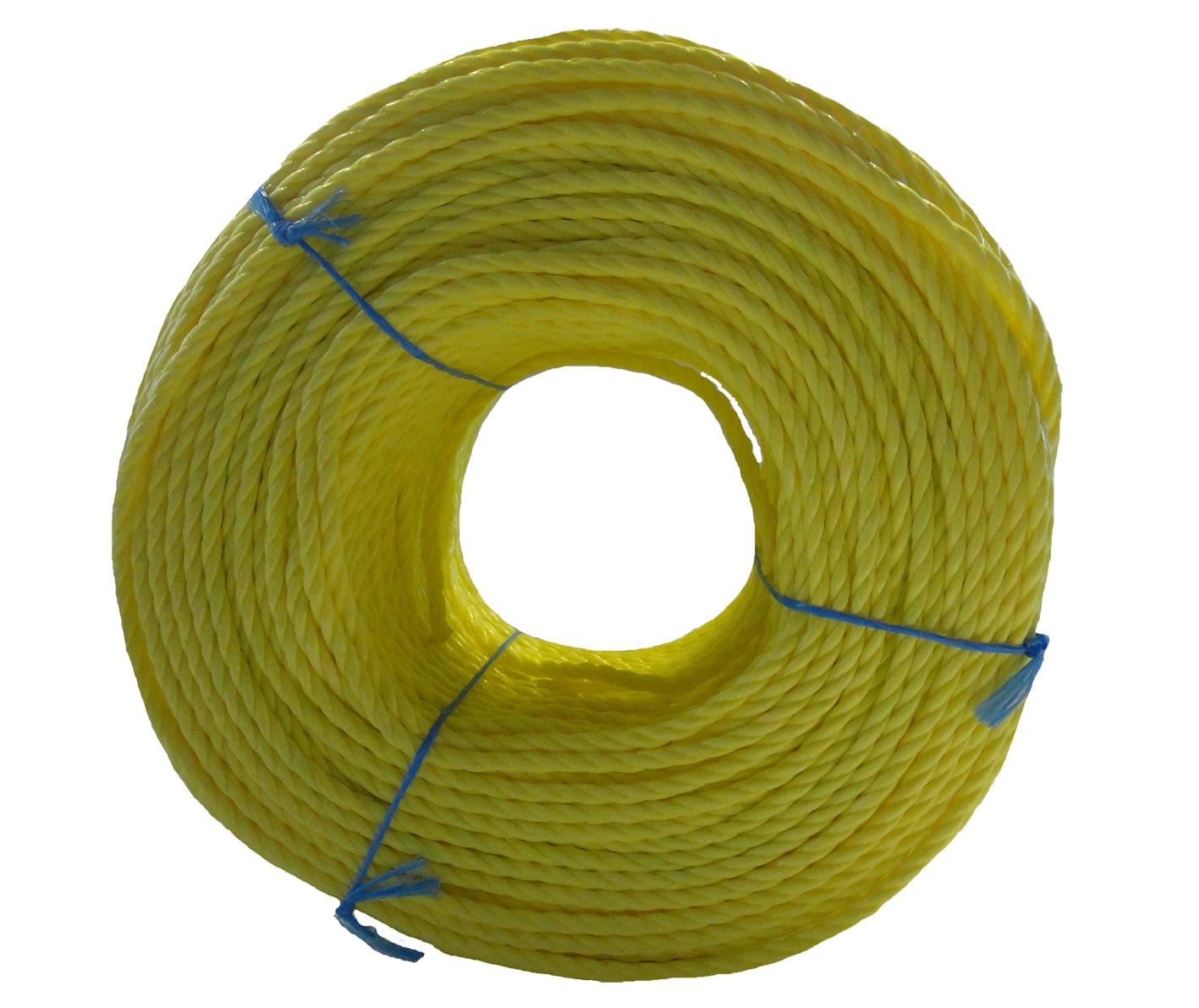 6mm Yellow Polypropylene Rope x 75m Coil