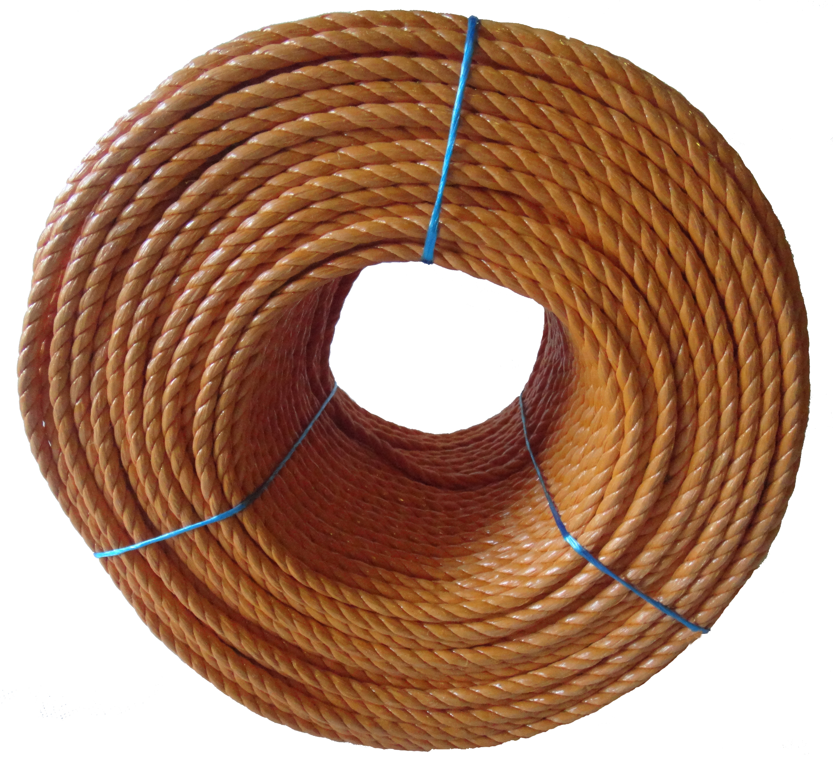 6mm Orange Polypropylene Rope x 220m Coil
