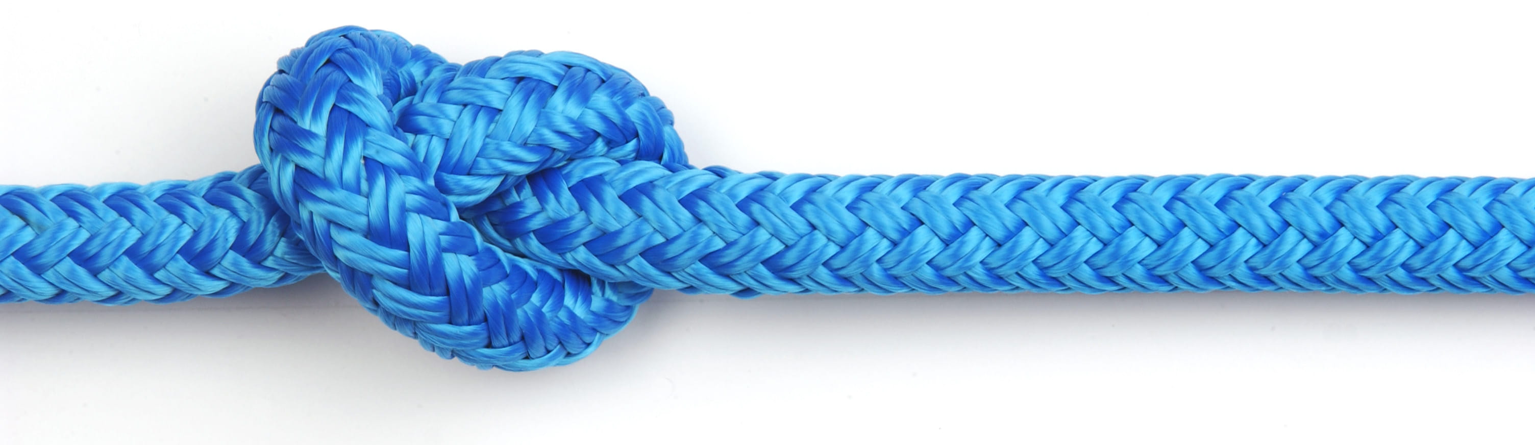 6mm Blue Braid On Braid Polyester Rope - 100m Reel