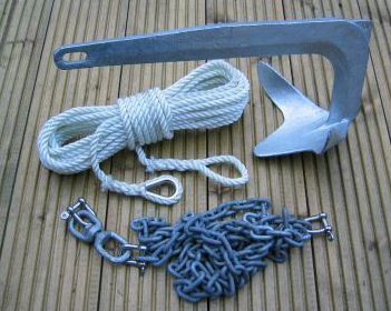 10Kg Bruce Style Anchor Package Boat Sail Yacht
