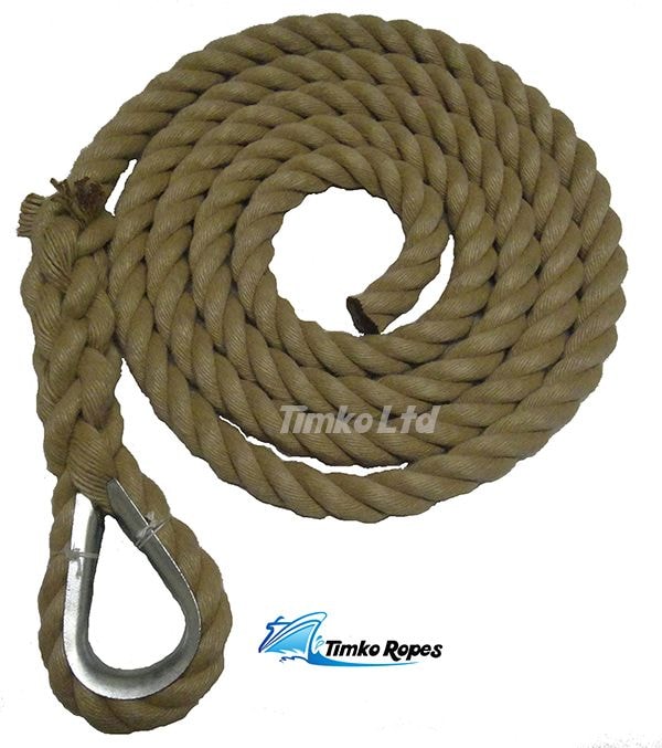 32mm Polyhemp Gym Climbing Rope (Customise Upto 15m)