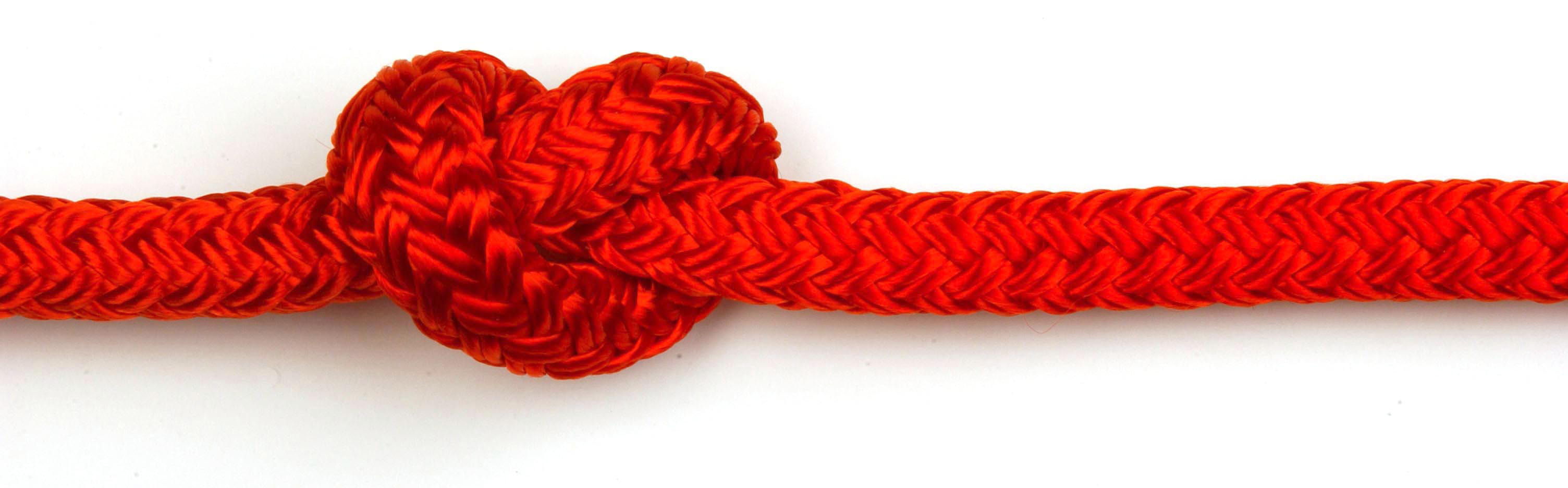 6mm Red Braid On Braid Polyester Rope - 100m Reel