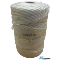 2mm White Braided Nylon Cord - 280m Reel
