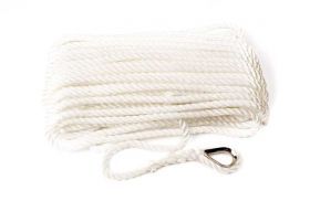 30 Metres x 10mm White Nylon Anchor Rope - Boat - Yacht