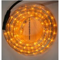 Yellow LED Rope Light 6m for in & Outdoor use & controller
