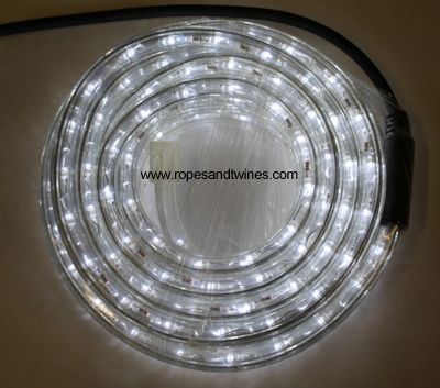 White LED Rope Light 8m for in & Outdoor use & controller