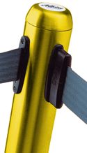 Safety Yellow Flexibarrier Queuing Post With Strap